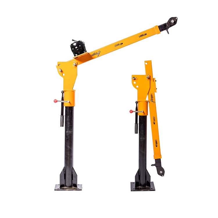 Járműre szerelhető mini daru